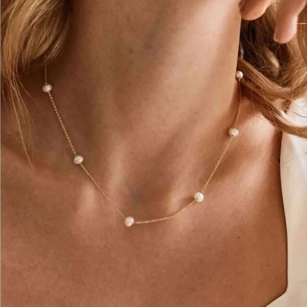 Boho Pearl Necklace A1297